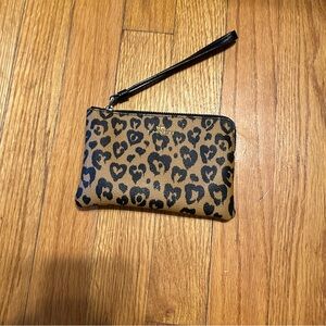 Coach, Leopard Print Wristlet